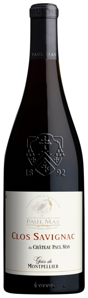 Chateau Paul Mas Clos de Savignac Gres de Montpellier