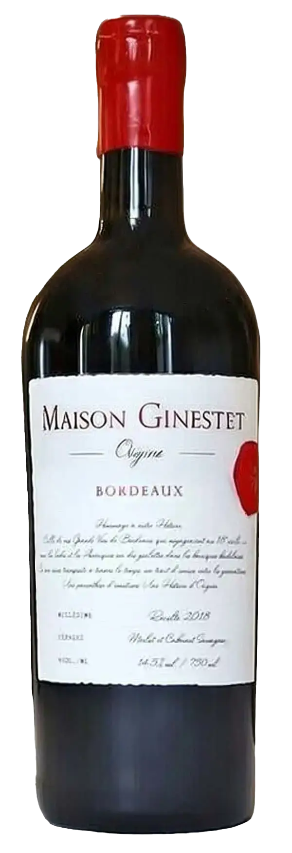 Maison Ginestet Origine Bordeaux