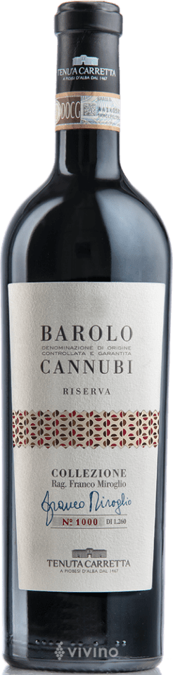 Tenuta Carretta Barolo Cannubi Riserva 2011