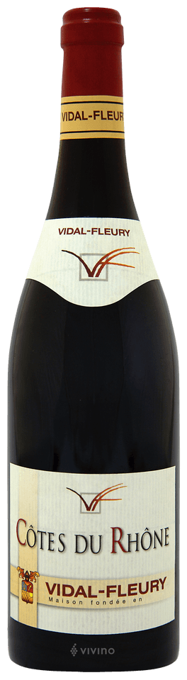 Vidal Fleury Cotes Du Rhone Rouge