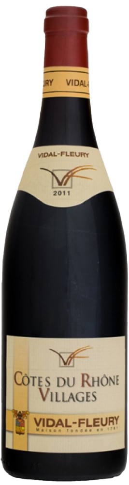 Vidal Fleury Cotes Du Rhone Villages Rouge