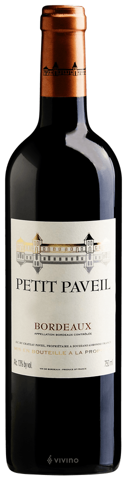 Petit Paveil Bordeaux (2nd wine Chateau Paveil de Luze)